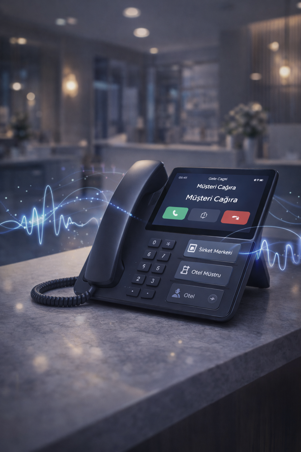 Lune Call ile sesli karşılama akışı